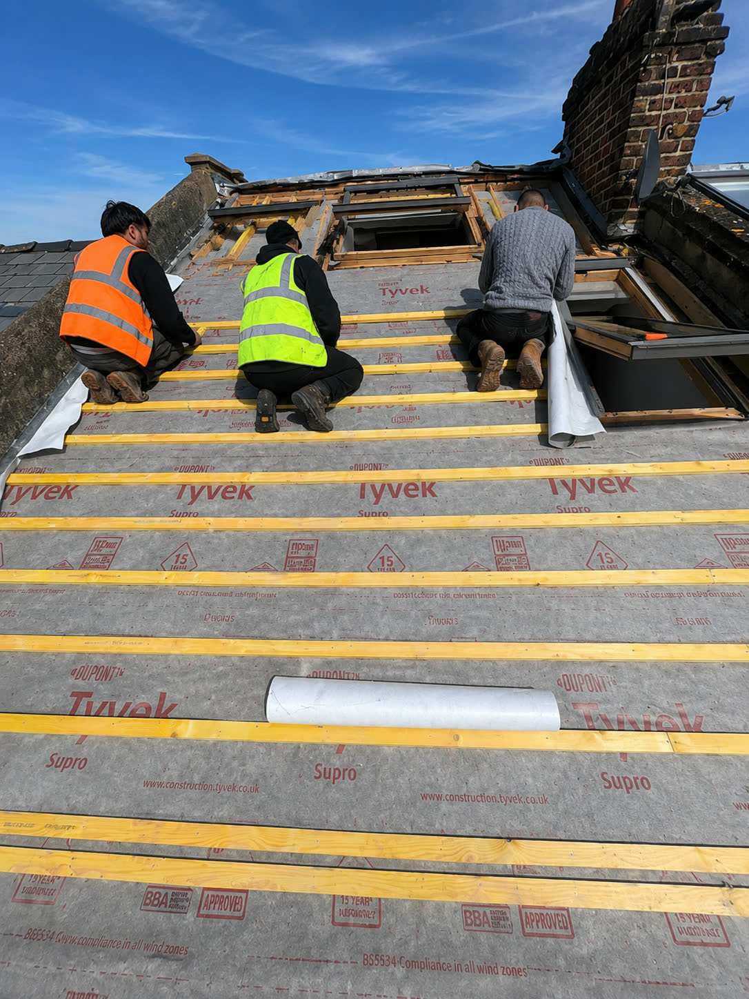The Roof Care of London team